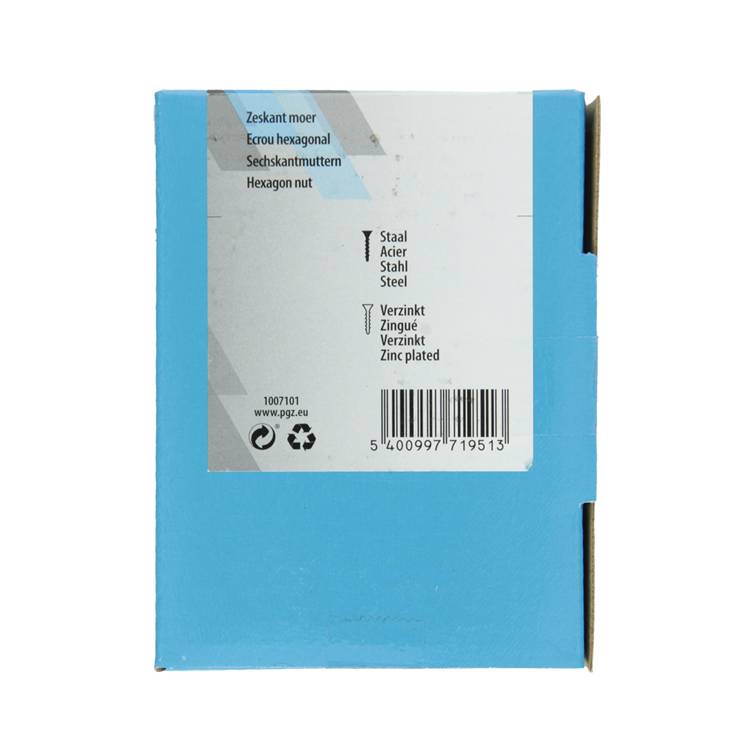 Afbeelding laden in galerijviewer, Mack 1007101 - zeskantmoeren 25 st m16 | 5 stuks
