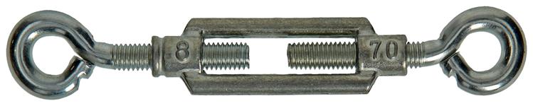 Laden Sie das Bild in Galerie -Viewer, Mack 1008542 - 2 spanners 2 ogen m8 x 70mm verzinkt | 10 stuks
