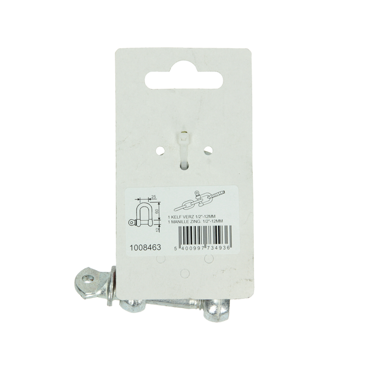 Afbeelding laden in galerijviewer, Mack 1008463 - 1 kelf recht 12mm verzinkt | 10 stuks
