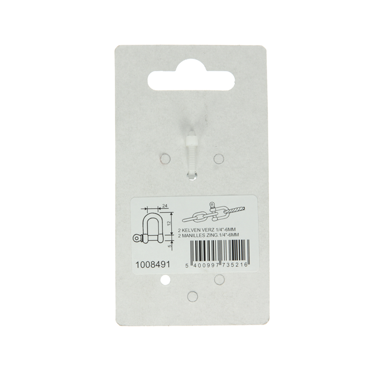 Laden Sie das Bild in Galerie -Viewer, Mack 1008491 - 2 kelven recht 6mm verzinkt | 10 stuks
