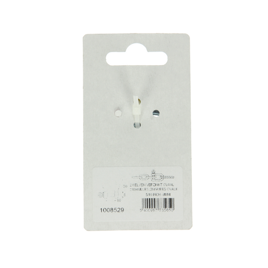 Mack 1008529 - 2 kelven ovaal 8mm verzinkt | 10 stuks
