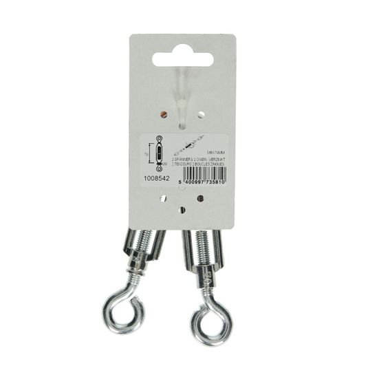 Mack 1008542 - 2 spanners 2 ogen m8 x 70mm verzinkt | 10 stuks