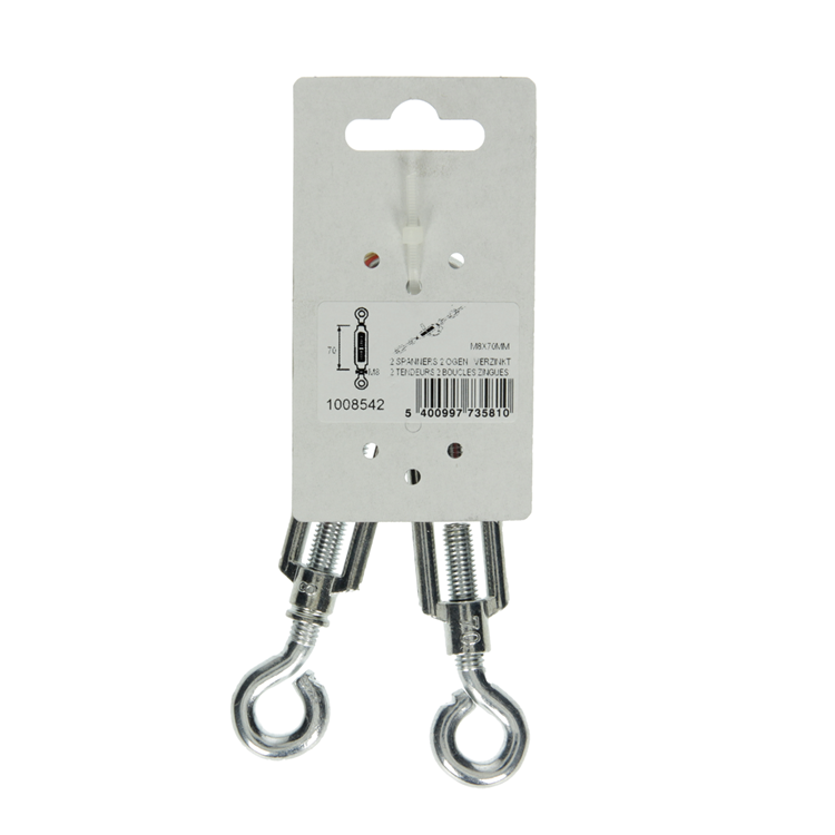 ギャラリービューアに画像をロードする, Mack 1008542 - 2 spanners 2 ogen m8 x 70mm verzinkt | 10 stuks
