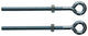 Mack 1008550 - 2 oogbouten + moer m6 x 100mm verzinkt | 10 stuks
