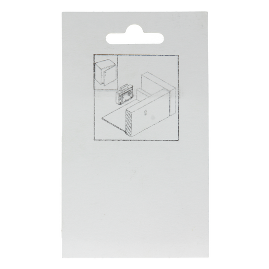 Mack 1015915 - 1 oplegmeubelslot vernikkeld 30mm | 5 stuks