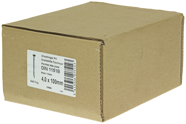 Chargez l'image dans la visionneuse de la galerie, 1015652 - doos 5 kg. nagels platte kop 4,0x100 mm | 2 stuks
