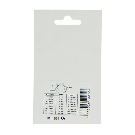 Mack 1011663 - slangklem inox 23-35mm 2st | 10 stuks