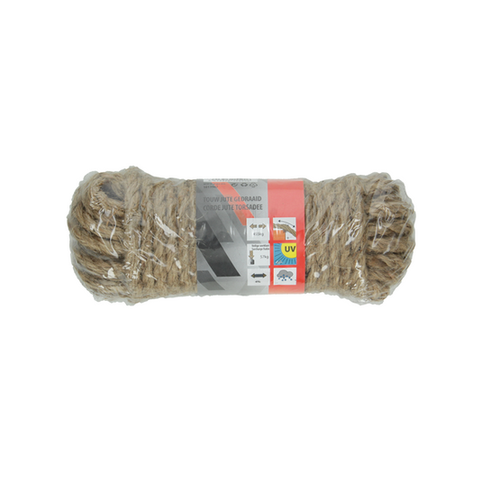 Mack 1013967 - jutetouw gedraaid streng 8mm 10m | 5 stuks