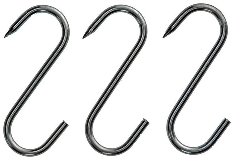 ギャラリービューアに画像をロードする, Mack 1008564 - 3 vertinde vleeshaken 3,9 x 80mm | 10 stuks
