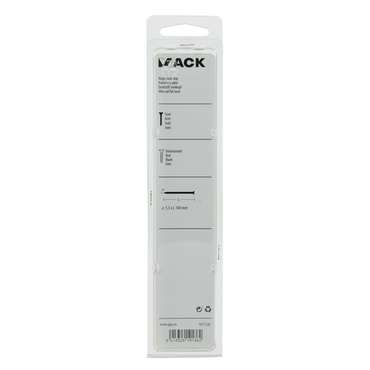 Mack 1017128 - nagel platte kop 180 gr 5,5 x 140 mm | 10 stuks