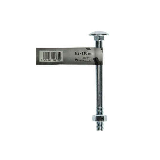 Mack 1017585 - houtbout + moer staal verzinkt1 st m8 x 90 mm | 10 stuks