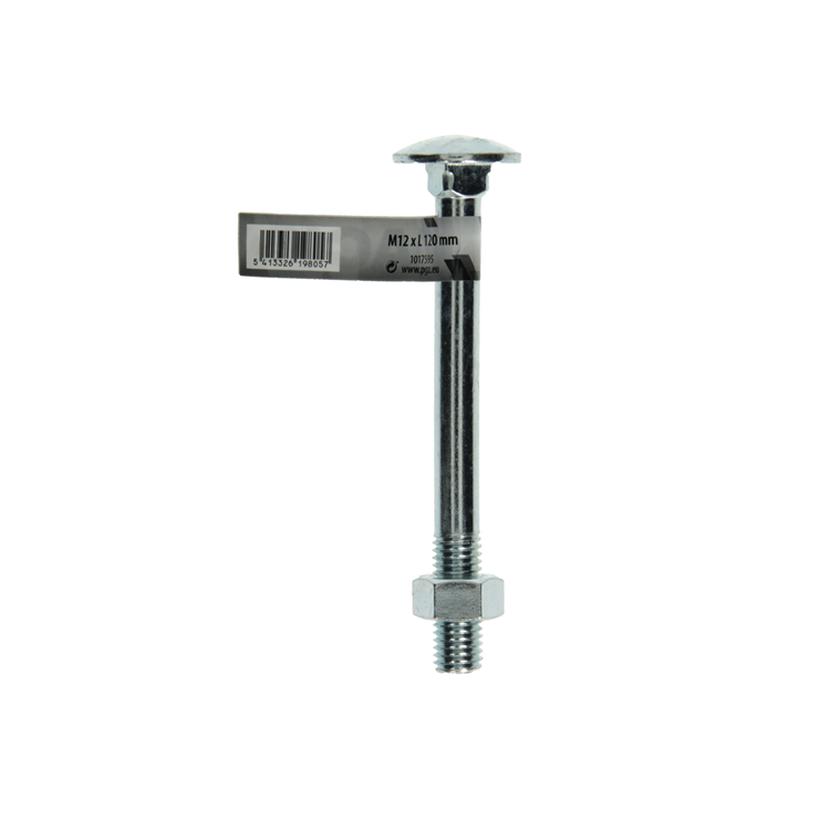 Afbeelding laden in galerijviewer, Mack 1017595 - houtbout + moer staal verzinkt1 st m12 x 120 mm | 10 stuks

