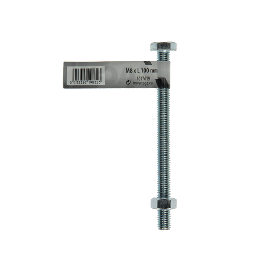 Mack 1017619 - tapbout + moer staal verzinkt 1 st m8 x 100 mm | 10 stuks