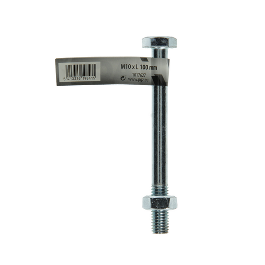 Mack 1017627 - mekaniekbout + moer staal verzinkt 1 st m10 x100 mm | 10 stuks