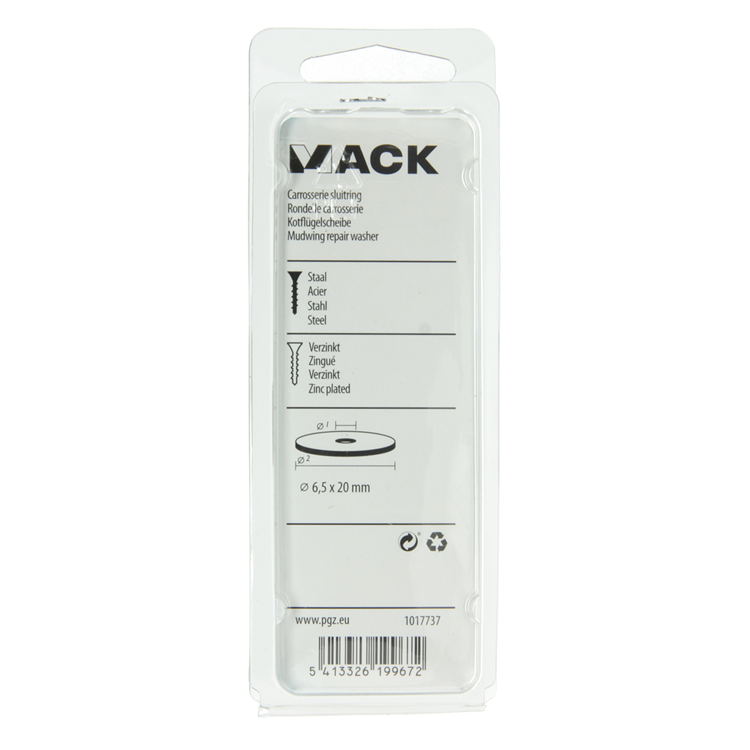 Afbeelding laden in galerijviewer, Mack 1017737 - carrosserie sluitring verzinkt22 st 6,5 x 20 mm | 10 stuks
