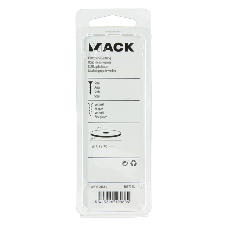 Afbeelding laden in galerijviewer, Mack 1017738 - carrosserie sluitring verzinkt18 st 6,5 x 25 mm | 10 stuks
