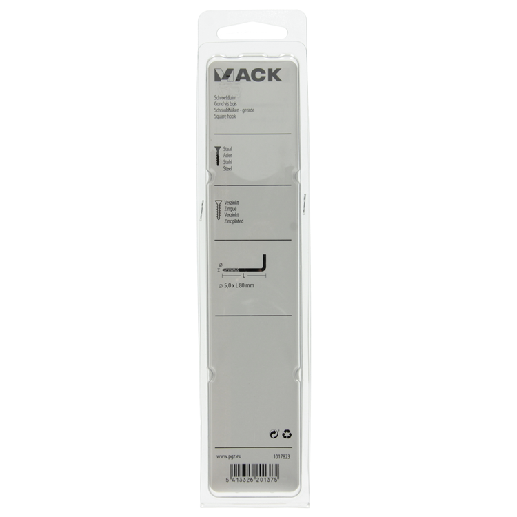 Afbeelding laden in galerijviewer, Mack 1017823 - schroefduim staal verzinkt 4st 5,0 x 80 mm | 5 stuks
