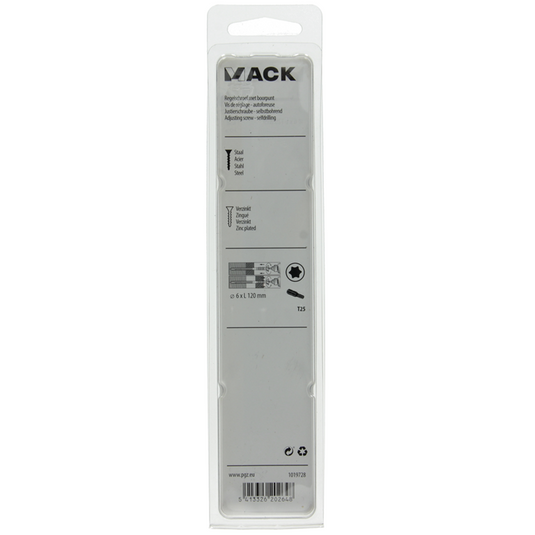 Mack 1019728 - regelschroef verzinkt 10 st 6 x 120 mm | 5 stuks