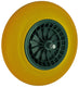 1039748 - lekvrij kruiwagenwiel ø 400 groene velg | 3 stuks