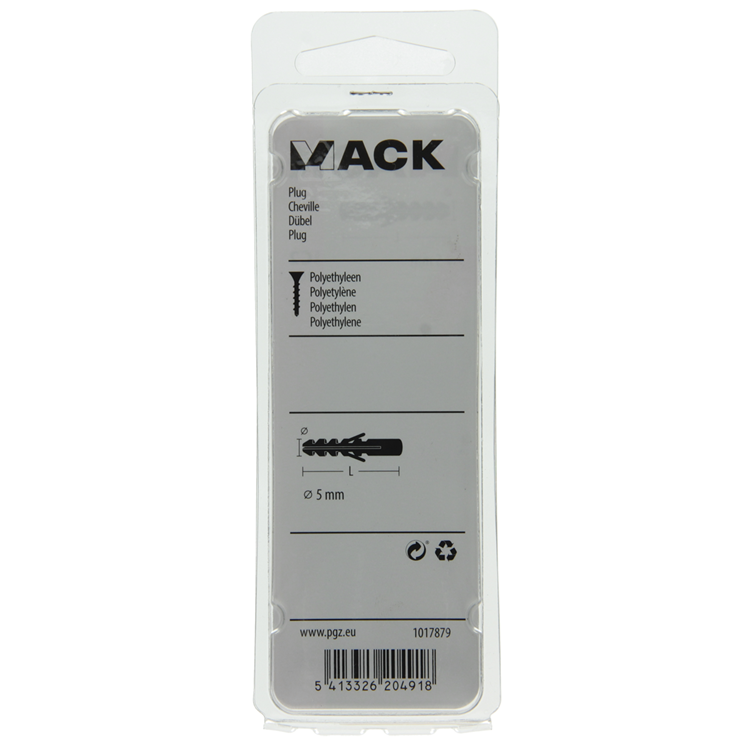 Afbeelding laden in galerijviewer, Mack 1017879 - plug polyethyleen 30 st 5 mm | 10 stuks
