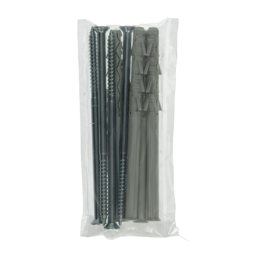 Mack 1019931 - kozijnplug lange exp. polyam. + schr 4st 10 x 160 mm | 5 stuks