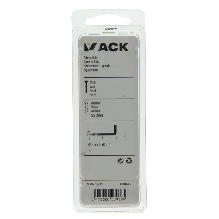 Afbeelding laden in galerijviewer, Mack 1018146 - schroefduim staal verzinkt 24 st 4,5 x 50 mm | 5 stuks
