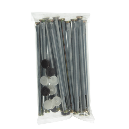 Mack 1018173 - metalen kozijnplug staal verzinkt 12 st 10 x 150 mm | 5 stuks