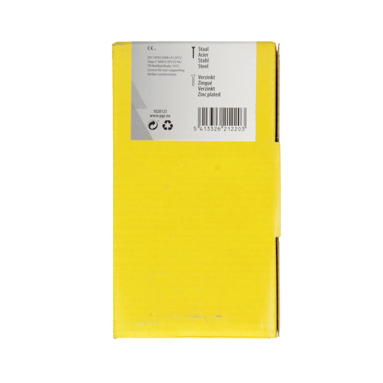 Laden Sie das Bild in Galerie -Viewer, Mack 1020123 - spaanplaatschroef vz kop geel vz 100 st 6,0 x 60 mm | 2 stuks
