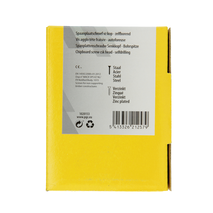 Afbeelding laden in galerijviewer, Mack 1020153 - spaanplaatschroef vz kp-zelfb.gvz 100st 5,0 x 60 mm | 5 stuks
