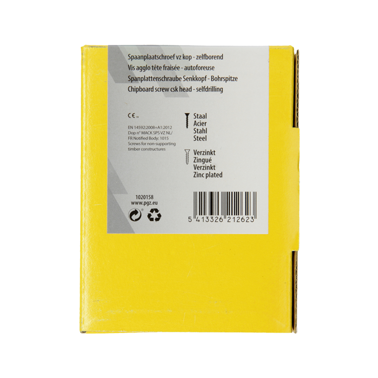 Afbeelding laden in galerijviewer, Mack 1020158 - spaanplaatschroef vz kp-zelfb.gvz 50 st 6,0 x 80 mm | 5 stuks
