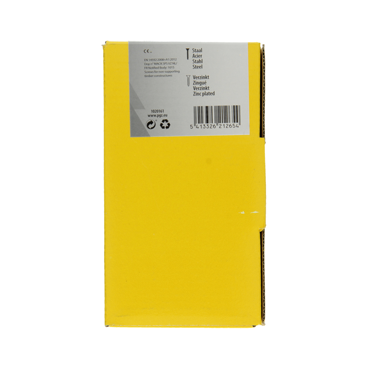 Afbeelding laden in galerijviewer, Mack 1020161 - spaanplaatschroef vz kp-zelfb.gvz 50 st 6,0 x 150 mm | 2 stuks
