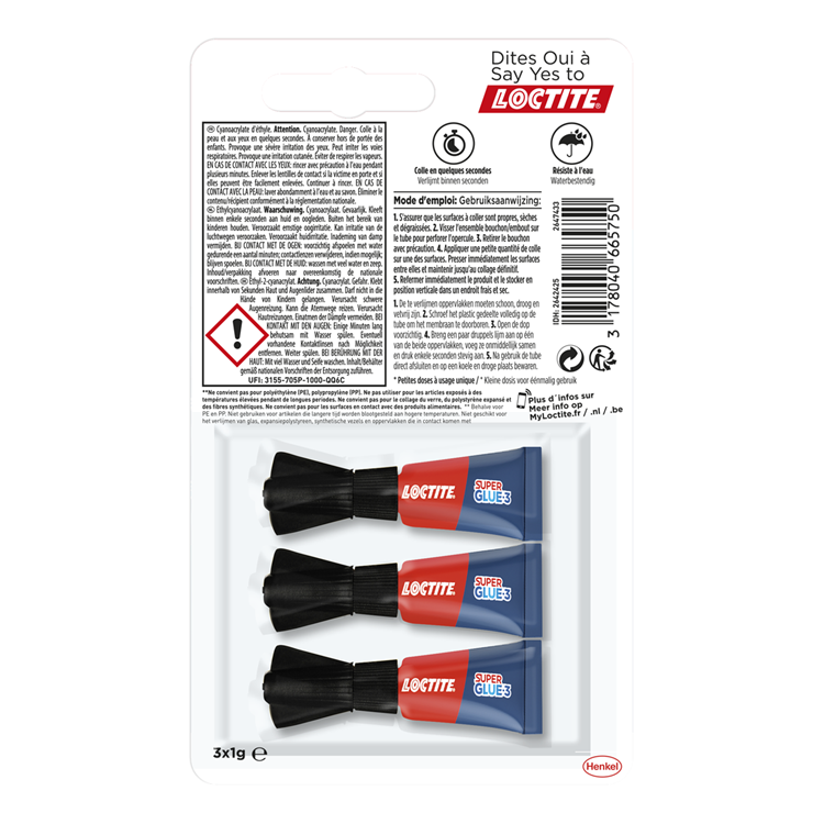 Afbeelding laden in galerijviewer, Loctite 1069854 - mini dose 3x1 g | 6 stuks
