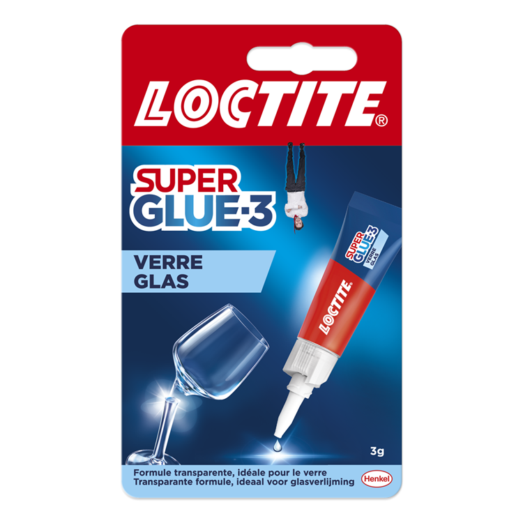 Afbeelding laden in galerijviewer, Loctite glaslijm 3 g | glasslijm voor alle ondergronden | lijm voor glazen voorwerpen | glas lijm | transparant | transparante glaslijm
