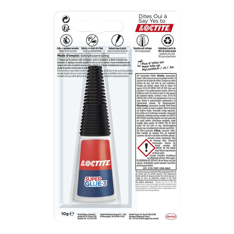 Afbeelding laden in galerijviewer, Loctite precision max 10 g blistercard | universele secondenlijm | multilijm voor knutsel precisie oplosingen | sterke alleslijm.
