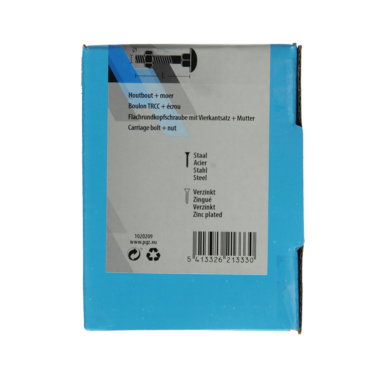 Afbeelding laden in galerijviewer, Mack 1020209 - houtbout + moer verzinkt 14 stm8 x 80 mm | 5 stuks
