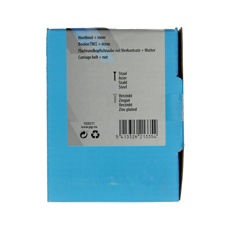 Afbeelding laden in galerijviewer, Mack 1020211 - houtbout + moer verzinkt 12 stm10 x 100 mm | 5 stuks
