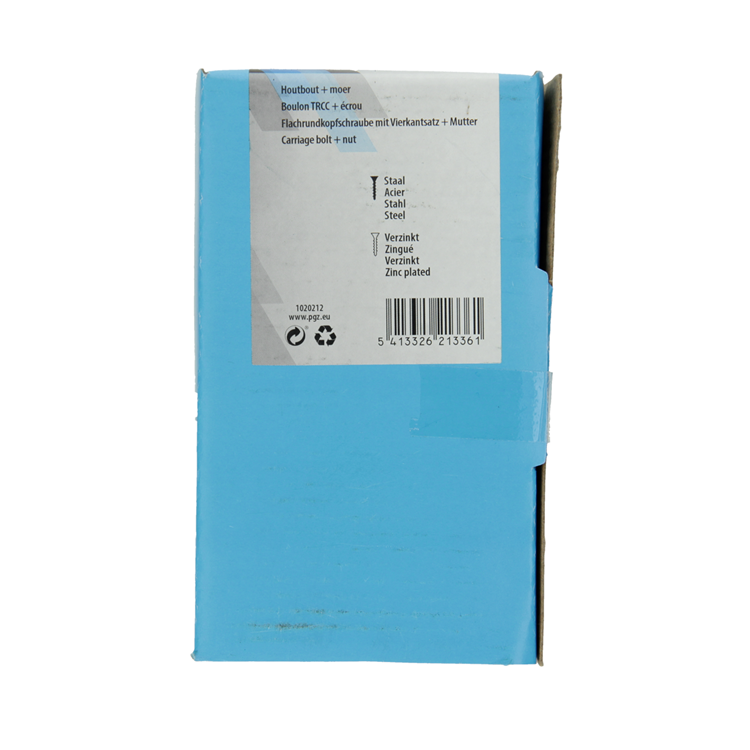 Laden Sie das Bild in Galerie -Viewer, Mack 1020212 - houtbout + moer verzinkt 10 stm10 x 120 mm | 3 stuks
