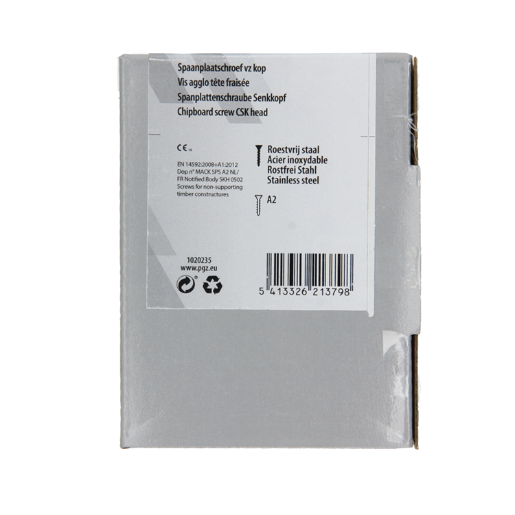 Afbeelding laden in galerijviewer, Mack 1020235 - spaanplaatschroef vz kop inox a2 200 st 4,0 x 40 mm | 2 stuks
