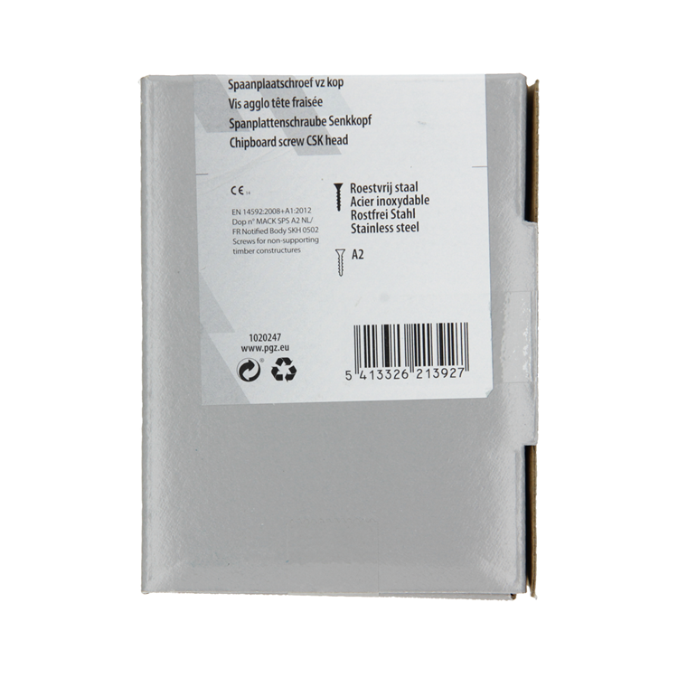 Afbeelding laden in galerijviewer, Mack 1020247 - spaanplaatschroef vz kop inox a2 50 st 5,0 x 70 mm | 2 stuks
