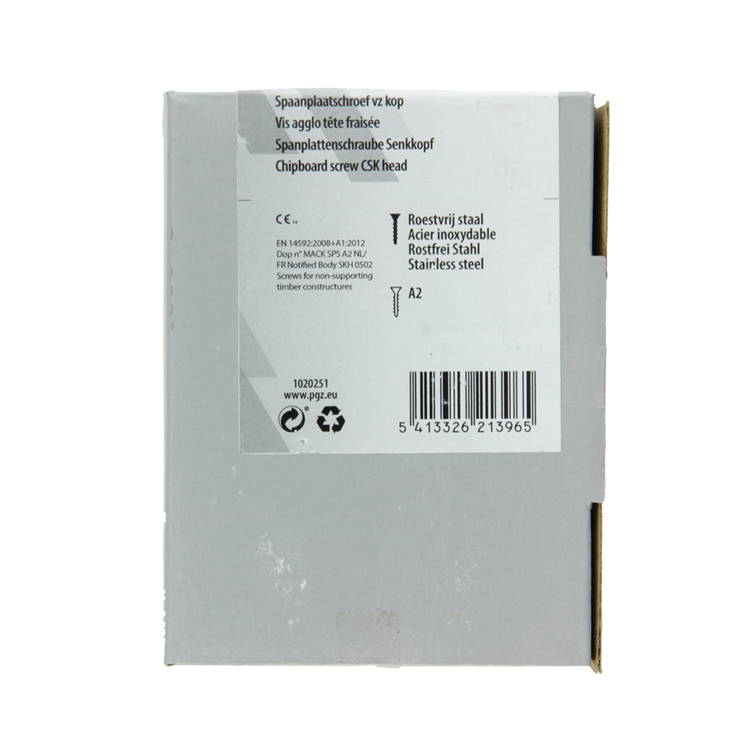 Afbeelding laden in galerijviewer, Mack 1020251 - spaanplaatschroef vz kop inox a2 50 st 6,0 x 80 mm | 2 stuks

