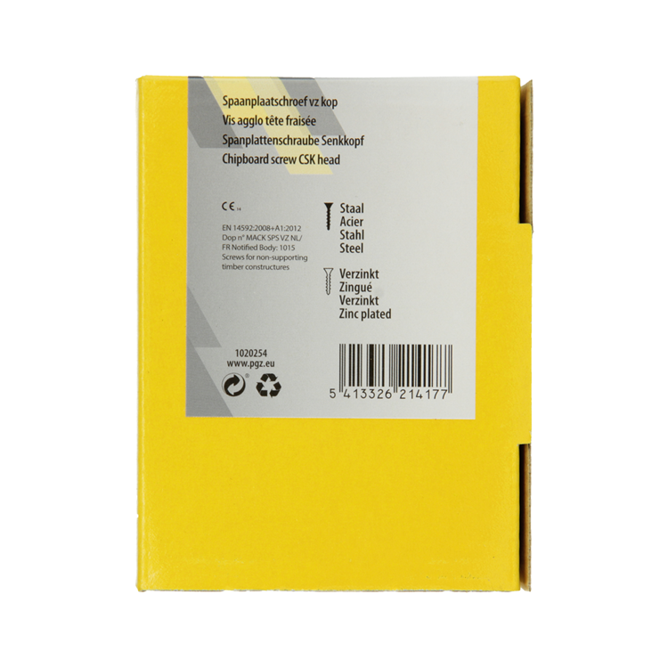 Afbeelding laden in galerijviewer, Mack 1020254 - spaanplaatschroef vz kop gvz 500 st 3,5 x 25 mm | 5 stuks
