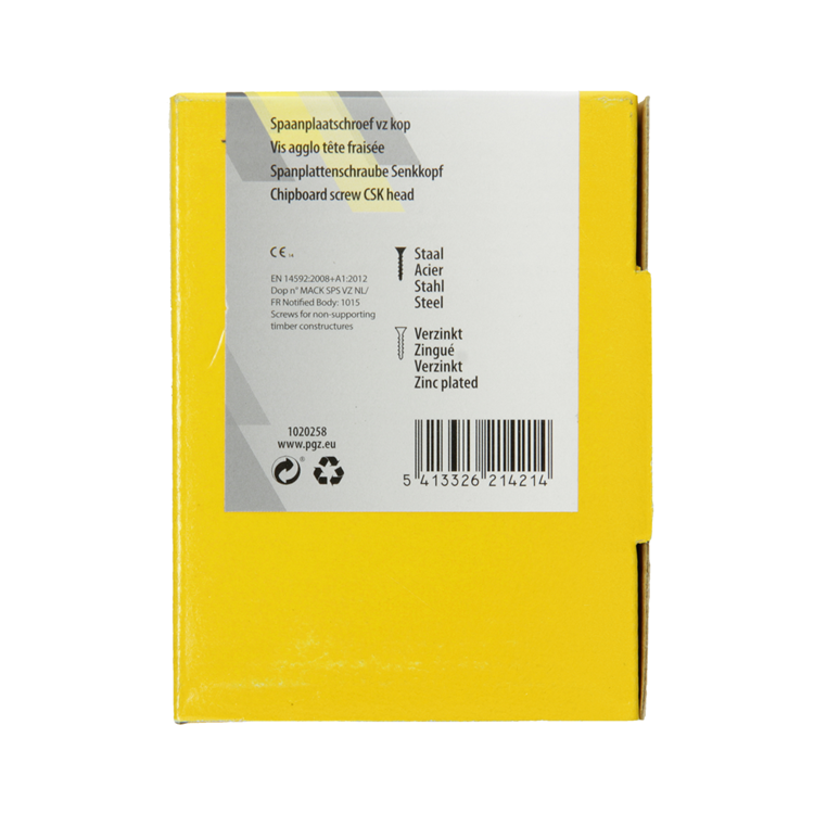 Afbeelding laden in galerijviewer, Mack 1020258 - spaanplaatschroef vz kop gvz 500 st 4,0 x 20 mm | 5 stuks
