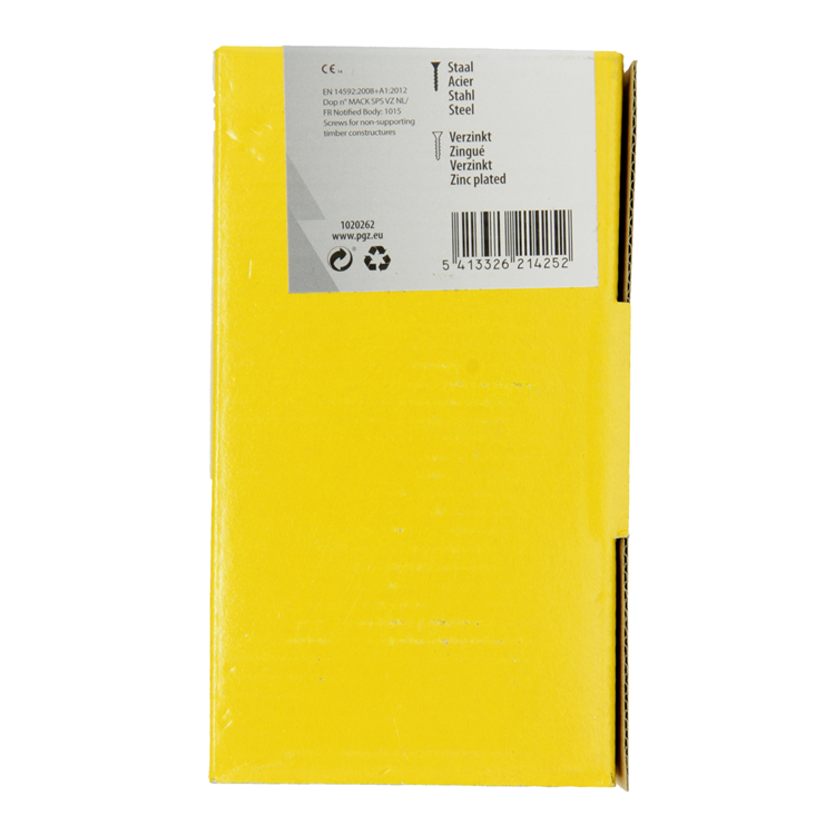 Afbeelding laden in galerijviewer, Mack 1020262 - spaanplaatschroef vz kop gvz 500 st 4,0 x 40 mm | 2 stuks
