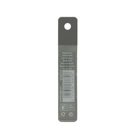 Mack 1018420 - metaalboor hss co5% din 338 ø 2,0 x 49 mm 2st | 5 stuks