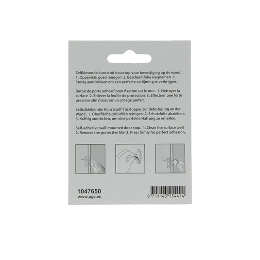 Mack 1047650 - deurstop zelfklevend bruin ø 40 mm 2 st pcs | 6 stuks