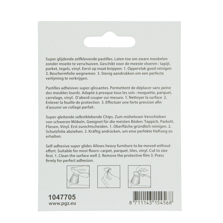 Cargue la imagen en el visor de la galería, Mack 1047705 - super glijpastille zelfklevendgrijs ø 20 mm 8 st pcs | 12 stuks
