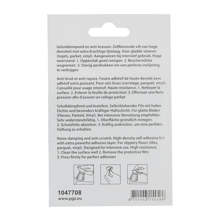 Afbeelding laden in galerijviewer, Mack 1047708 - super-vilt zelfklevend beige 13 x 63 mm 8 st pcs | 12 stuks
