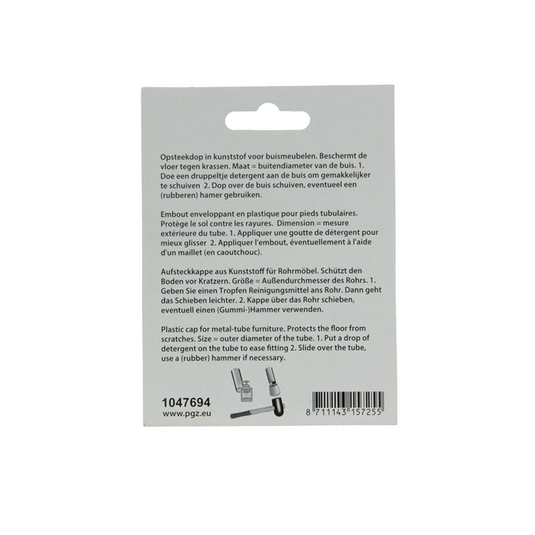 Mack 1047694 - opsteekdop kunststof zwart ø 16 mm 4 st pcs | 6 stuks