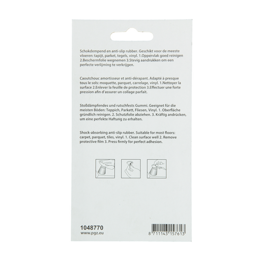 Mack 1048770 - schokdempend rubber bruin ø 40 mm 4 st pcs | 6 stuks