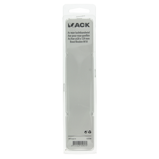 Mack 1060244 - as 20x129, boring m10 + 2 bevestigingsbouten m10 | 5 stuks